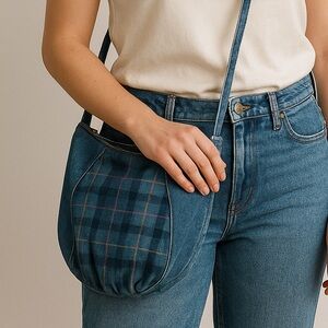 🖤 Vintage-Style Denim Mini Shoulder Bag